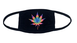 PAMASK05 Port Authority Tie Dye 420 Weed Pot Leaf Washable & Reusable Face Mask - Picture 1 of 6
