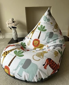Large Safari jungle beanbag beanbag gaming reading chair child children - Picture 1 of 1