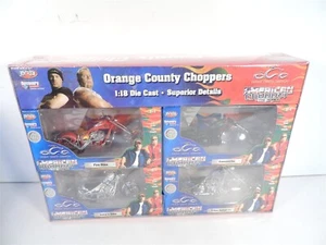 Set Moto Orange County Choppers Serie Americana Joy Ride Die Cast 1:18 Nuovo - Foto 1 di 10