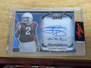 2024 Leaf Metal Sports Heroes Inscription - 71/100 Johnny Manziel #MI-JM1 Auto - Picture 1 of 2