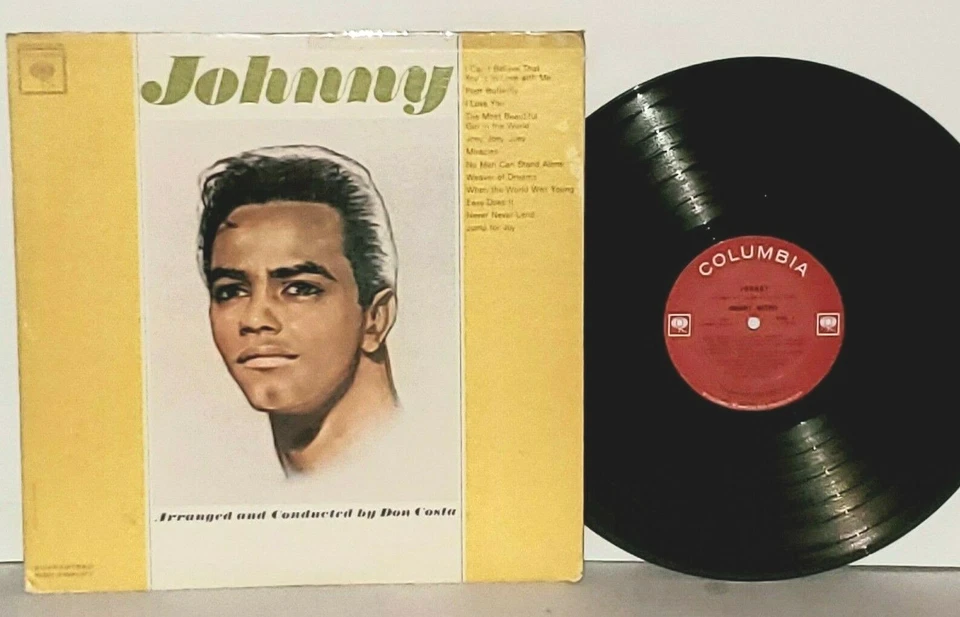 JOHNNY MATHIS Johnny LP 1963 Columbia Mono Vinyl CL2044 Don Costa - Image 1 of 3