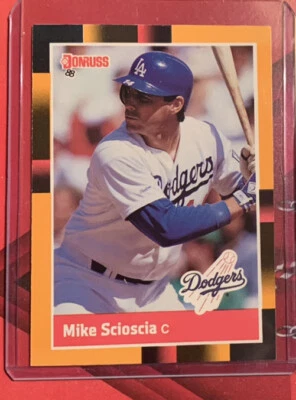 1988 Donruss Baseball's Best Baseball Card #260 Mike Scioscia - Image 1 of 2