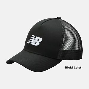 New Balance Basecap Trucker Hat Baseballmütze Schwarz black One Sie New Neu 2021