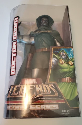 Marvel Legends Icons Series: Dr. DOOM, 12 inch Deluxe Action Figure 2006 New Cover