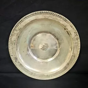 Antike Matthews Co. Sterlingsilber 9,5" Platte #700-9 Mono "S" 222+ Gramm - Bild 1 von 8