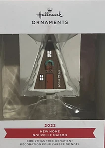 2022 PUNZE New House Red Box Christbaumschmuck zum Aufhängen NEW HOME datiert - Bild 1 von 3