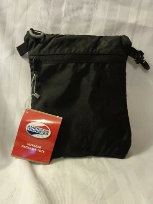 AMERICAN TOURISTER   Voyager Packable Tote  Black  Small Size  Brand New - Image 1 of 4