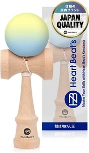 Competition Kendama Matte Paint Mystical Pastel Lemon Yellow/Light Blue - Picture 1 of 4