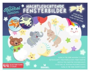MOSES kleine Kuschelhelden nachtleuchtende Fensterbilder Fensterdeko Kinderzimme - Bild 1 von 6