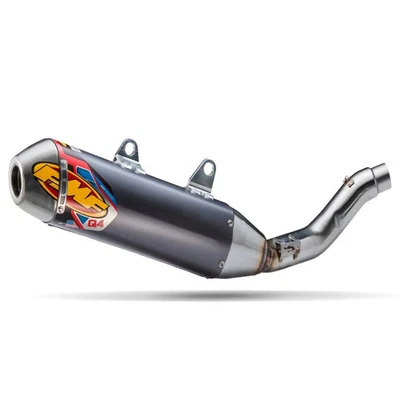 FMF Q4 HEX 消声器 - 4 冲程摩托车越野自行车 041617 1821-2185 357630 — 第 1/3 张图片