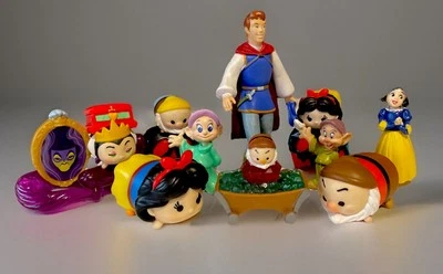 Lote de 14 figuras y soportes de vinilo Blancanieves Disney Tsum Tsum Foto 1 de 4