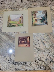 (3) Chevalier Jackson Print Lot Etchings/prints #1 Signed Rare - Picture 1 of 8