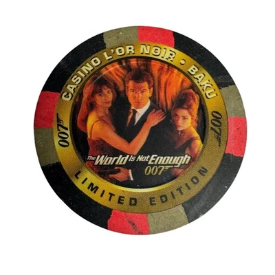 Ficha de casino James Bond "El mundo no es suficiente" 1999 C3 2294/3000 Foto 1 de 4