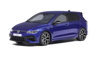 Volkswagen VW Golf 8 R Modellauto Di OTTO In 1:18 Blu Nuovo OT413 - Immagine 1 di 4