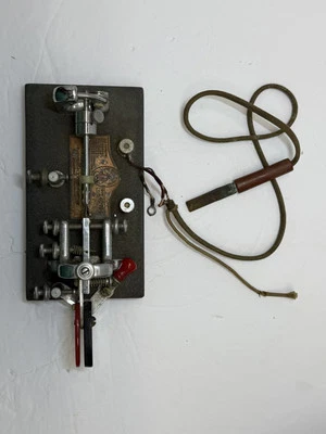 Vtg. Vibroplex#150794 Telegraph Key Morse Code. - Image 1 of 4