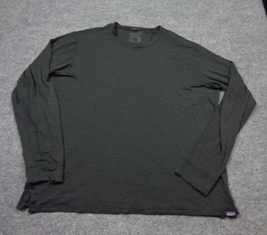 Patagonia Shirt Herren XL schwarz Capilene Cool Merinowolle Base Layer Langarm - Bild 1 von 11