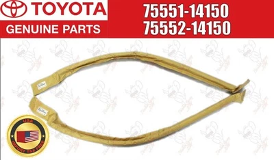 Juego de molduras negras con acabado lateral de goteo para techo Toyota JZA80 Supra genuino izquierdo y derecho Foto 1 de 4