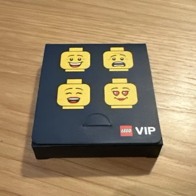 LEGO 5007623 VIP Exclusive Minifigure Heads Coasters 4 pack New In Sealed Box - Image 1 of 2