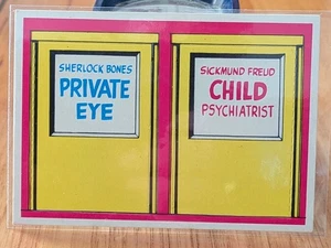 1968 Scanlens Rowan & Martins Laugh In UNOPENED DOORS Card 63 "PRIVATE EYE" NM - Bild 1 von 2