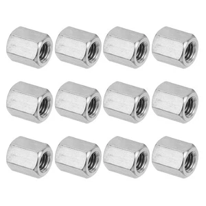 Dado di accoppiamento esagonale grosso M8 x 1,25 lunghezza 15 mm 12 pezzi - Foto 1 di 7