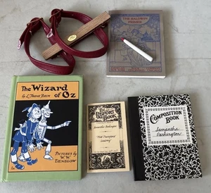 1994 Samantha School American Girl Doll Book Strap Set w Wizard Of Oz Book - Picture 1 of 6