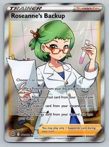 Roseanne's Backup 172/172 Full Art Rare SWSH09: Brilliant Stars Pokemon TCG - Picture 1 of 2