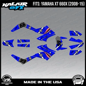 Graphics Kit for Yamaha XT 660X (2008-2015) XT-660X Predator Series - Blue - Bild 1 von 4