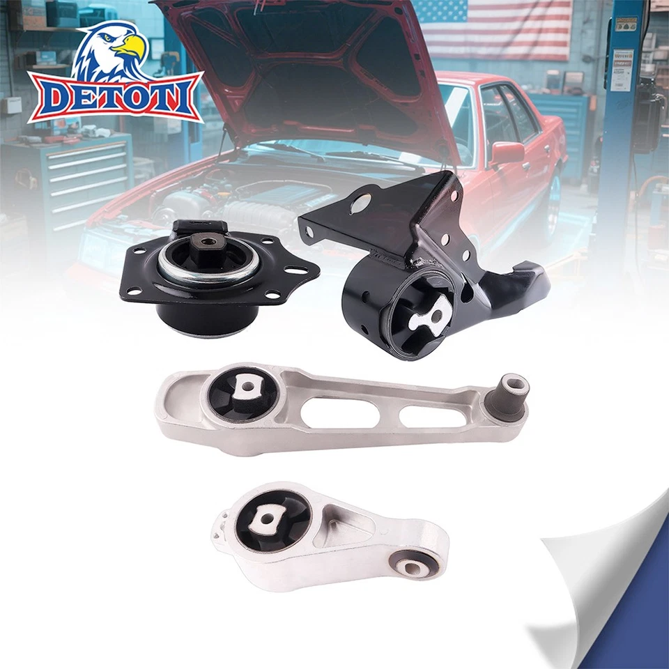 4PCS Motor&Trans Mount Set Fit 2000 - 2001 Dodge / Plymouth Neon 2.0L Auto - Image 1 of 4