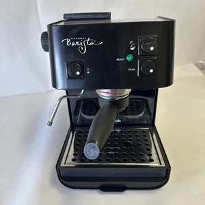 Starbucks Barista Espresso Machine Black Made in Italy SAECO Model SIN006 Tested - Picture 1 of 12