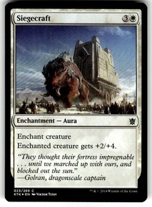 FOIL MTG Siegecraft Khans of Tarkir Regular - Picture 1 of 2