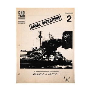 Richard R.  Historical Mi  CNO Series #2 - Naval Operations, Atlantic &  Bag EX - Picture 1 of 2