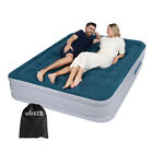 MATELAS GONFLABLE DOUBLE LIT À AIR SURÉLEVÉ AVEC POMPE ÉLECTRIQUE INTÉGRÉE