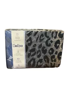 Vtg NEW Dan River Flat Sheet Queen Cheetah Leopard Animal Print Cotton Blend Y2K - Picture 1 of 9