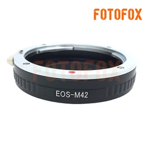 Obiettivo macro Canon EOS EF attacco a vite M42 adattatore fotocamera montaggio a vite EOS-M42 - Foto 1 di 5