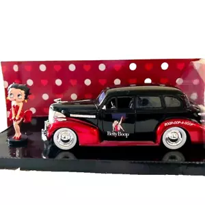 Jada Classic 1939 Chevy Betty Boop Hollywood Rides Master Deluxe Die Cast 1:24 - Picture 1 of 11