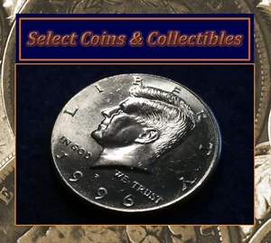 Mint Error 1996-P Kennedy Half Dollar Obverse & Reverse Die Clash! No-791 - Picture 1 of 12