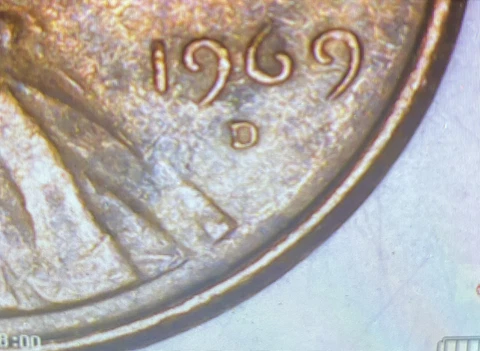 1969-D floating roof penny  lincoln memorial cent Cover