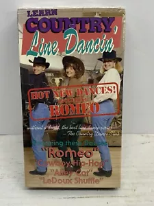 Learn Country Line Dancin' VHS 1993 Cowboy Hip Hop Vintage Tape - Picture 1 of 5