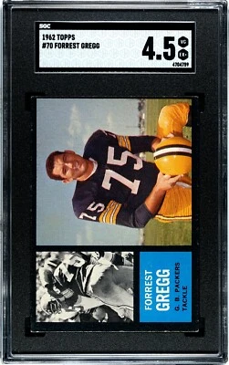 1962 Topps #70 Forrest Gregg SGC 4.5 - Image 1 of 4