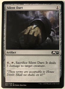MTG Silent Dart Core Set 2021 237/274 Regular Common - Picture 1 of 1