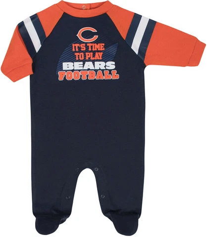 Chicago Bears Toddler Pajama It's Time To Play Cover
