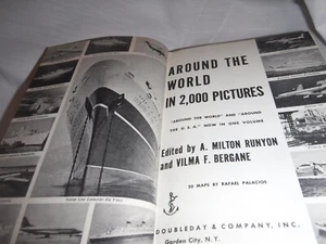 In 2.000 Bildern um die Welt Doubleday Vintage 1961 Hardcover-Fotografie - Bild 1 von 18