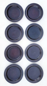 SET OF EIGHT ARABIA RUSKA POTTERY DINNER PLATES 25CM c1960s ULLA PRECOPE FINLAND - Picture 1 of 6