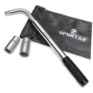 Telescoping Lug Wrench Extendable Wheel Brace Lug Nut Wrenchs Tire Repair - Picture 1 of 7