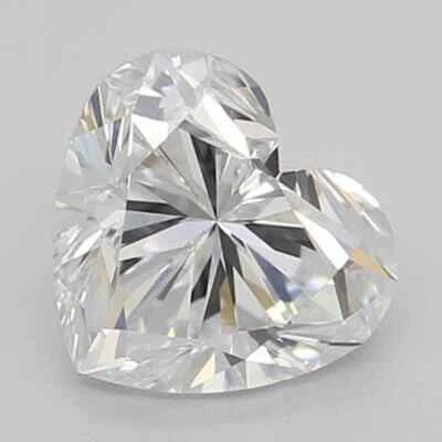 3 mm 4 mm 5 mm Heart Shape Cut Lab grown Diamond For Engagement Ring CVD Diamond - Image 1 of 4