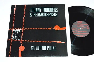JOHNNY THUNDERS & THE HEARTBREAKERS Get Off The Phone 12" 1984 UK Vinyl Single - Image 1 of 4