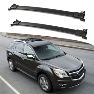 2PCS Cross Bar Fits For Chevrolet Equinox 2010-2017 Roof Rail Cargo Carrier - Picture 1 of 9