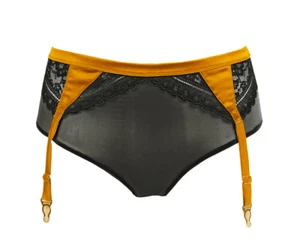 SHORTY PORTE JARRETELLES amovibles XS ABSOLUTELY POM LIGNE LEILA NOIR SEXY - Picture 1 of 6