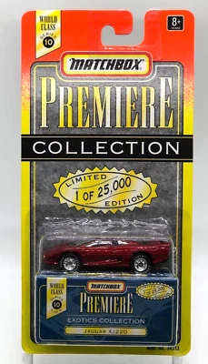 Matchbox Premiere Exotics Collection Jaguar XJ220 No. 10-5 1:64 Scale - Image 1 of 3