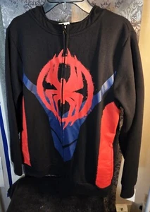 Marvel-Boy's black full zip Spider-Man hoodie size L tagged $23 - Picture 1 of 7